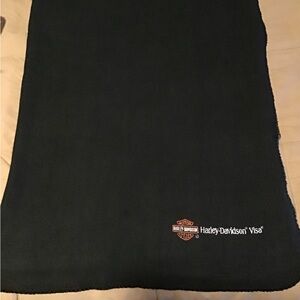 Harley Davidson logo throw.